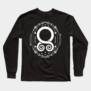 The Troll Cross | Norse Pagan Symbol Long Sleeve T-Shirt